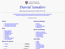 Tablet Screenshot of david.sandersweb.net